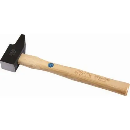Produktfoto 1 von SAM Hammer, Ingenieurshammer aus Kohlenstoffstahl Hickory-Holz-Stiel 380 mm