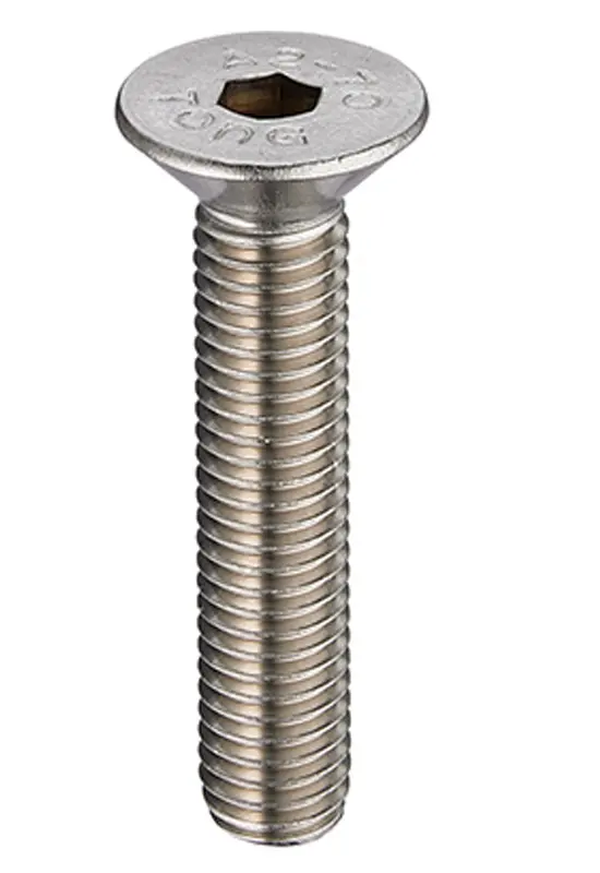Produktfoto 1 von RS PRO Senkkopf Innensechskantschraube, Edelstahl A2, M10 x 1.5mm, 80mm