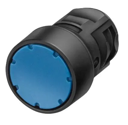Produktfoto 1 von Siemens 3SB Druckschalter Ø 16 mm, Weiß Tastend Flach Rund Kunststoff, IP65