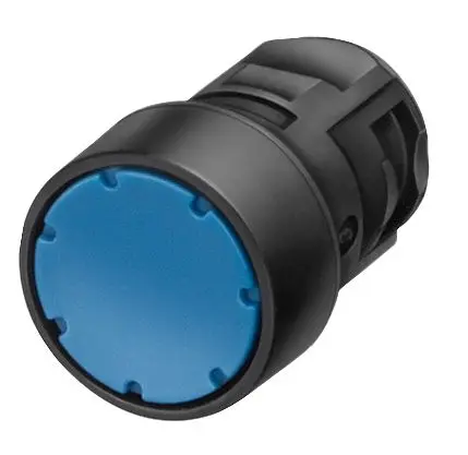 Produktfoto 1 von Siemens 3SB Druckschalter Ø 16 mm, Schwarz Tastend Flach Rund Kunststoff, IP65