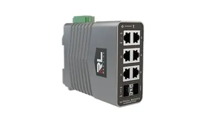 Produktfoto 1 von N-Tron Industrial-Ethernet-Switch 8-Port Managed