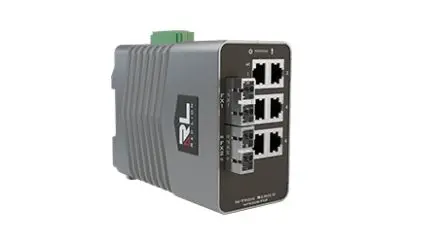Produktfoto 1 von N-Tron Industrial-Ethernet-Switch 8-Port Managed