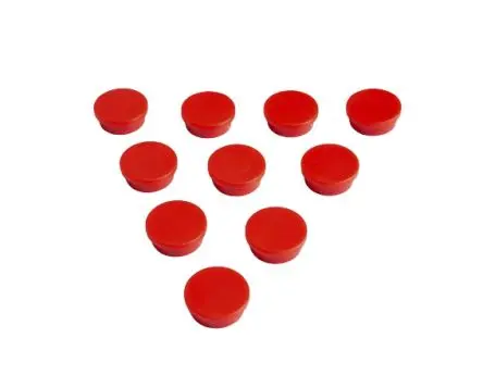 Produktfoto 1 von Eclipse Whiteboard-Magnet, Rot, 300 g