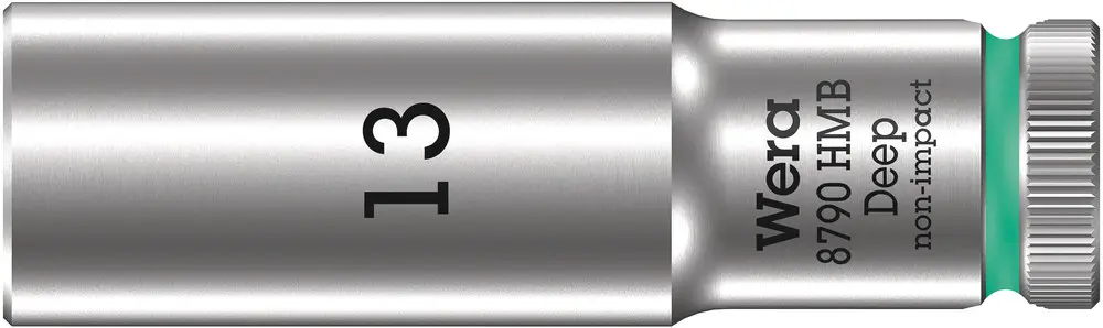 Produktfoto 1 von Wera 3/8 in 6-Kant Buchse SW 64 mm Sechskant x 130 mm