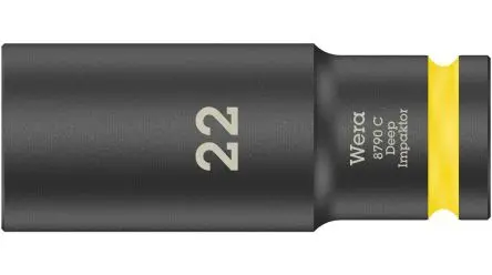 Produktfoto 1 von Wera 1/2 in, 83 mm Standard-Steckschlüssel Schlag-Steckschlüssel lang, 150 mm
