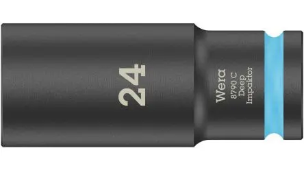 Produktfoto 1 von Wera 1/2 in, 83 mm Standard-Steckschlüssel Schlag-Steckschlüssel lang, 150 mm