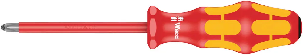 Produktfoto 1 von Wera VDE 1000V zugelassen PZ0 Isoliert ESD-Sicherheit, 230 mm