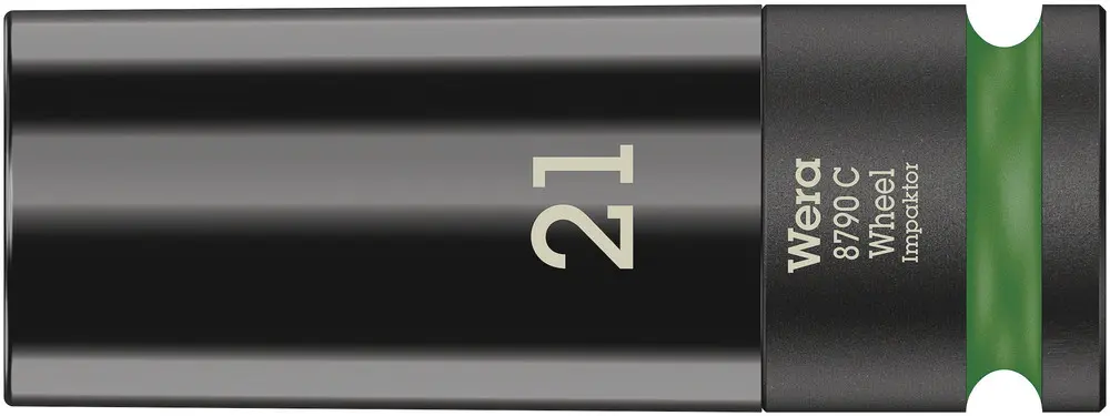 Wera 1/2 in, 21 x 85 x 32 mm Sechskant Schlag-Steckschlüssel lang Kunststoff, 85 mm
