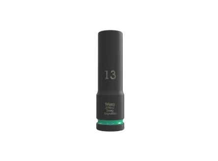Produktfoto 1 von Wera 1/2 in, 83 mm Standard-Steckschlüssel Schlag-Steckschlüssel lang, 150 mm