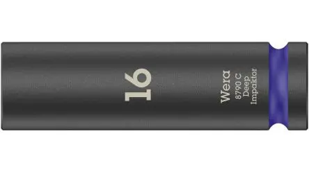 Produktfoto 1 von Wera 1/2 in, 83 mm Standard-Steckschlüssel Schlag-Steckschlüssel lang, 150 mm