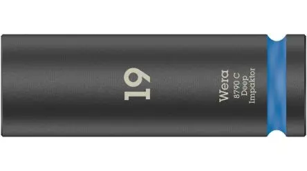 Produktfoto 1 von Wera 1/2 in, 83 mm Standard-Steckschlüssel Schlag-Steckschlüssel lang, 150 mm