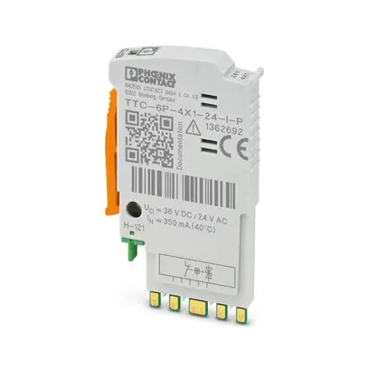 Produktfoto 1 von Phoenix TTC-6P-4X1-24-I-P Steckbarer Überspannungsschutz Überspannungsschutz 24V ac/dc