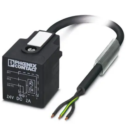 Produktfoto 1 von Phoenix Contact Sensor-Betätigungselementkabel, Freies Kabelende / Ventilanschluss, Länge 3 m