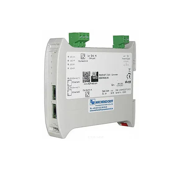 Produktfoto 1 von Wachendorff HD67xxx GateWay-Bauteil für PROFINET und CANHD67606-A1 Digital Eingang Gateway Digital Ausgang