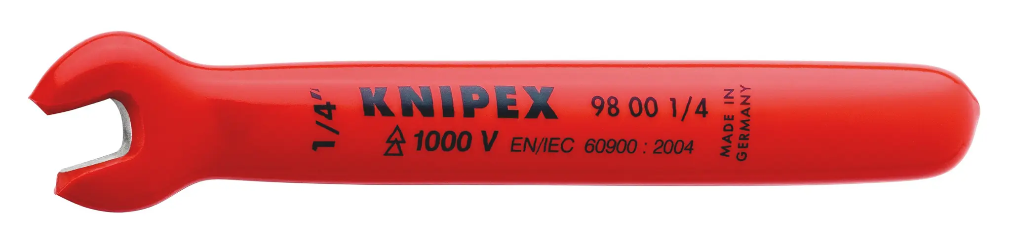 Produktfoto 1 von Knipex VDE 1000V zugelassen Maulschlüssel Maulschlüssel, Backenweite 45748 in, / Länge 108 mm