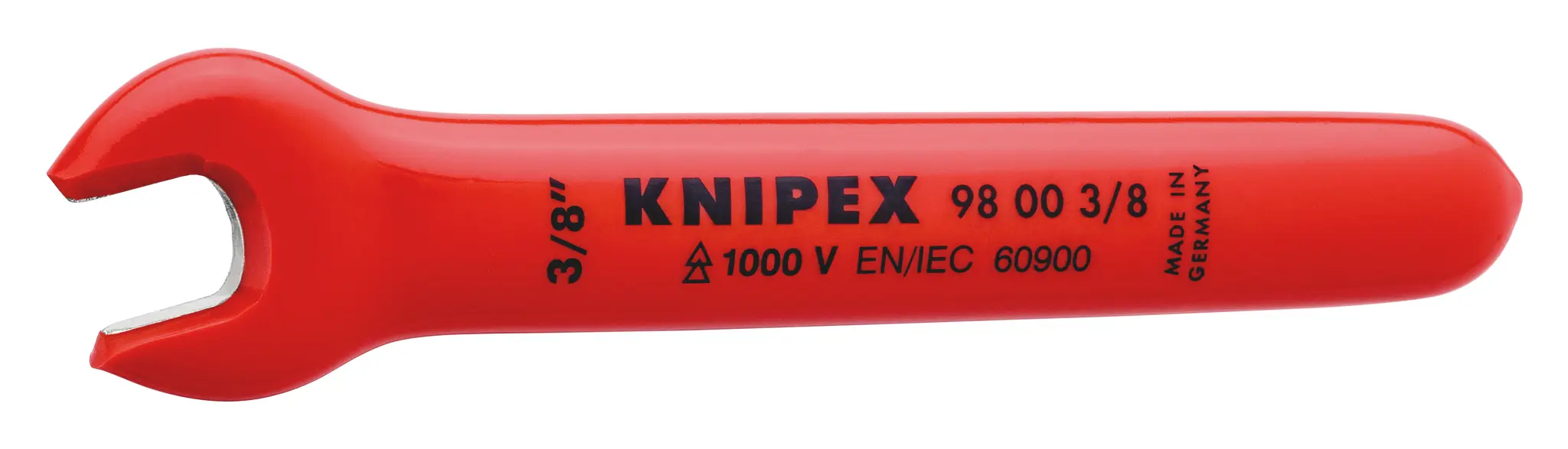 Produktfoto 1 von Knipex VDE 1000V zugelassen Maulschlüssel Maulschlüssel, Backenweite 45872 in, / Länge 108 mm