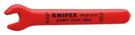 Produktfoto 1 von Knipex VDE 1000V zugelassen Maulschlüssel Maulschlüssel, Backenweite 42491 in, / Länge 108mm