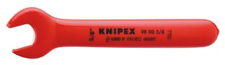 Produktfoto 1 von Knipex VDE 1000V zugelassen Maulschlüssel Maulschlüssel, Backenweite 45874 in, / Länge 165.1mm