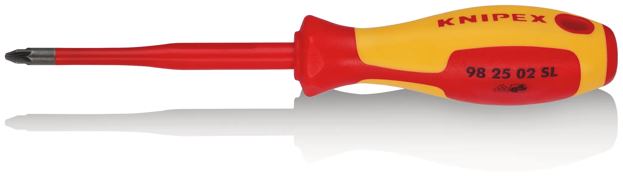 Knipex VDE 1000V zugelassen PZ2 Isoliert, Edelstahl, 212 mm / Klinge 100 mm
