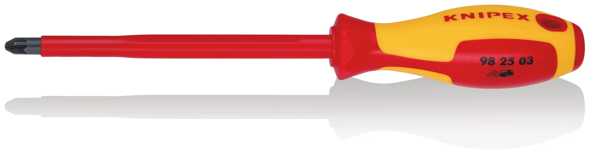 Produktfoto 1 von Knipex VDE 1000V zugelassen PZ3 Isoliert, Edelstahl, 270 mm / Klinge 150 mm
