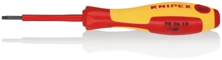 Produktfoto 1 von Knipex VDE 1000V zugelassen TX10 Isoliert, Edelstahl, 160mm / Klinge 60 mm
