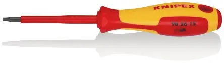 Produktfoto 1 von Knipex VDE 1000V zugelassen TX15 Isoliert, Edelstahl, 185mm / Klinge 80 mm
