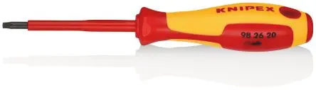 Produktfoto 1 von Knipex VDE 1000V zugelassen TX20 Isoliert, Edelstahl, 185mm / Klinge 80 mm