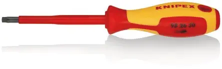 Produktfoto 1 von Knipex VDE 1000V zugelassen TX30 Isoliert, Edelstahl, 210mm / Klinge 100 mm