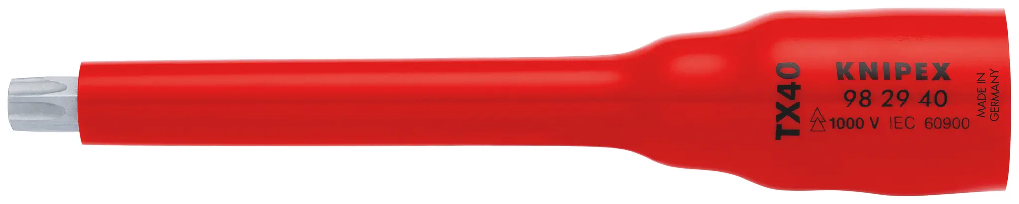 Produktfoto 1 von Knipex 3/8 in Standard Buchse SW 3/8 in VDE 1000V zugelassen x 123 mm