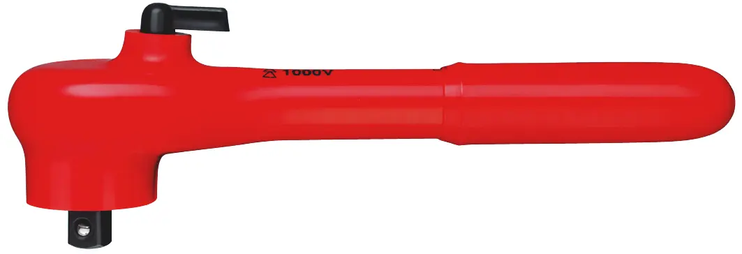 Produktfoto 1 von Knipex 3/8 in Ratsche Umschaltbare Ratsche Chrom Vanadium Stahl, Länge 190 mm