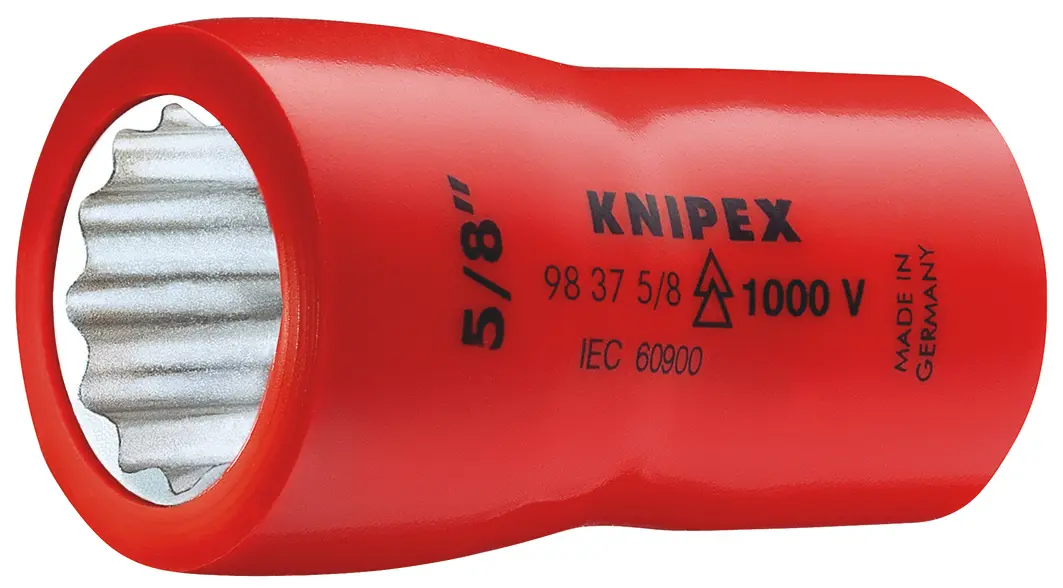 Produktfoto 1 von Knipex 3/8 in Sechskant Buchse SW 42614 in Sechskant VDE 1000V zugelassen x 47 mm