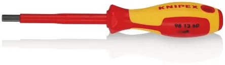 Produktfoto 1 von Knipex VDE 1000V zugelassen 6 mm Isoliert, Edelstahl, 212 mm / Klinge 100 mm