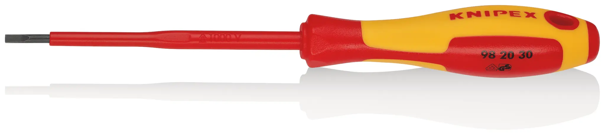 Produktfoto 1 von Knipex VDE 1000V zugelassen Isoliert, Edelstahl, 202 mm / Klinge 100 mm