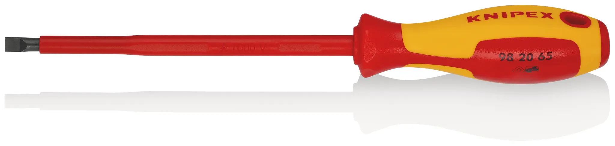 Produktfoto 1 von Knipex VDE 1000V zugelassen Isoliert, Edelstahl, 262 mm / Klinge 150 mm