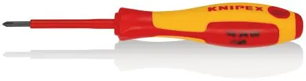 Produktfoto 1 von Knipex VDE 1000V zugelassen PH0 Isoliert, Edelstahl, 162 mm / Klinge 60 mm