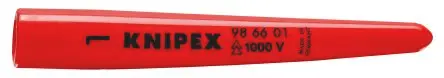 Produktfoto 1 von Knipex 98 66 01 Kabelabdeckung, Innen-Ø 10 mm, 14mm x 80 mm Kunststoff, Rot