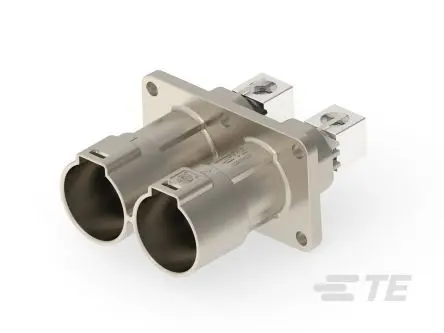 Produktfoto 1 von TE Connectivity PowerTube 1000 Leiterplattensteckverbinder Gerade, 2-polig / 1-reihig, Raster 36 mm Raster Panel,
