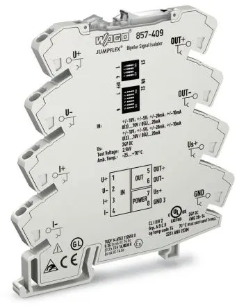 Produktfoto 1 von WAGO Isolationsverstärker 24V -5 V 1-Kanal, 8-Pin DIP