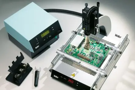 Produktfoto 1 von Weller WHA 3000PS Heißluftstation, Typ F - Schutzkontakt Heißluft 700 W / 230 V, 1-Kanal LCD
