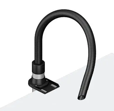 Produktfoto 1 von Weller T0058762770N Absaugungsarm ESD-Sicherheit für Easy-Click 60, B 230mm H. 100 mm L. 1000.00 mm