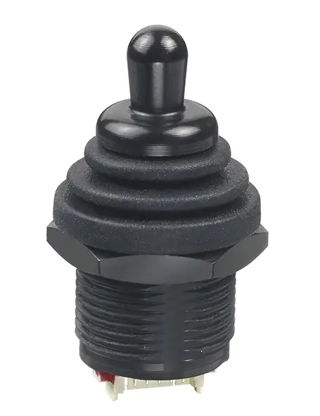 Produktfoto 1 von APEM NV Joystick, 5-Achsen Tastend, 12V dc, IP69 Griff Typ Knopf