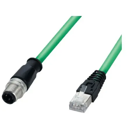 Produktfoto 1 von F Lutze Ltd Cat.5 Ethernet-Kabel, 1 m, Grün, A Gerade Stecker, B Gerade Stecker, Polyurethan Abgeschirmt