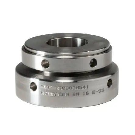 Produktfoto 1 von SKF VIBRACON Edelstahl 316L Rund Gummipuffer, Einstellbare Keile Bohrung 22 mm M16 x 20 140 kN, Ø 80 mm x 48 mm / bis