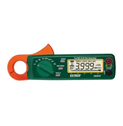 Extech 380942 Stromzange DC-Strommesszange, Mini-AC 30 A ac 400 V ac, 400 V dc / 30 A dc