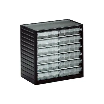 Produktfoto 1 von Treston Polypropylen Schubladenmagazin Grau, 290 mm x 310mm x 180 mm