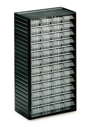 Produktfoto 1 von Treston Polypropylen Schubladenmagazin Grau, 550 mm x 310mm x 180 mm