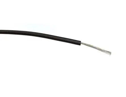 Produktfoto 1 von RS PRO RS PRO Schaltdraht 500 m Schwarz Ø 1.55 mm 16 Litzen Polyvinylchlorid