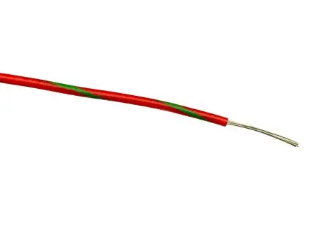 Produktfoto 1 von RS PRO Schaltdraht 100 m Grün, Rot Ø 1.55 mm 16 Litzen Polyvinylchlorid