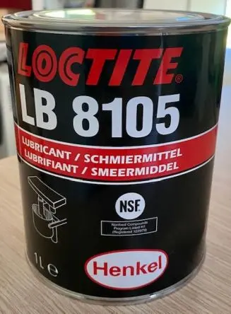 Produktfoto 1 von Loctite LB 8105 Mineralöl Fett Lebensmittelsicher -20 °C bis -20 °C, Zinn 1 kg
