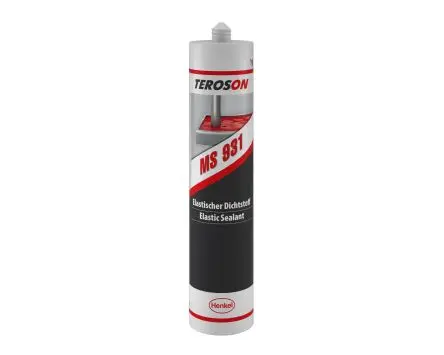 Produktfoto 1 von Teroson TEROSON MS 931 Dichtmittel Grau, Weiß, Schwarz Einkomponenten-Dichtstoff, Flasche 290 ml, -40 °C, -40 °C